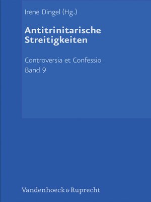 cover image of Antitrinitarische Streitigkeiten